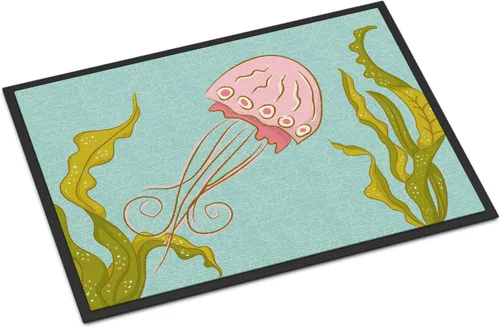 Miniatura 19 de Caroline's Treasures BB8537MAT - Felpudo de delfín bajo el agua de 18 x 27 pulgadas, tapete para puerta delantera interior y exterior, para entrada