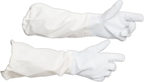 Miniatura 4 de DOGMIL Traje de abeja profesional para hombres y mujeres con guantes de apicultor dos velos, protección para patio trasero profesional