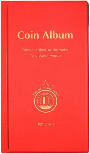 Miniatura 7 de AITIME 180 bolsillos suministros de colección de monedas, soportes para coleccionistas, álbum de coleccionista adecuado para monedas de diámetro