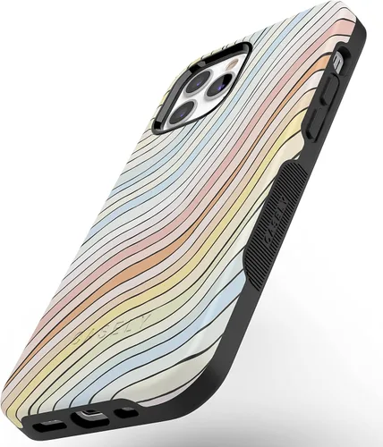 Miniatura 7 de Casely Funda para iPhone 11 Pro Max Ride The Wave Forro de arcoíris pastel Diseño protector audaz
