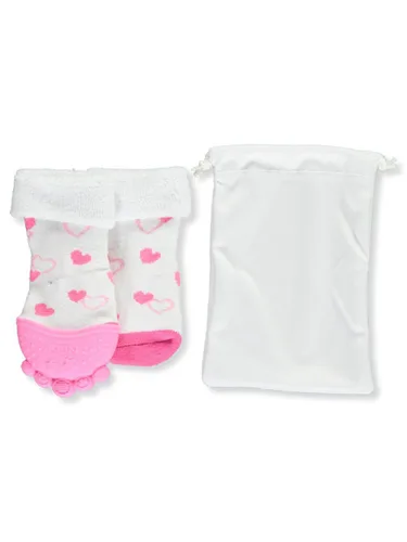 Nuby calmante dentición, 5", A. Corazones rosados