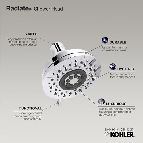 Miniatura 2 de KOHLER Cabezal de ducha multifunción radiante