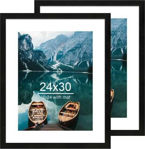 Miniatura 20 de Hongkee - Juego de 2 marcos de fotos, HK042515-MD5.5X8.5-BK(2PK)