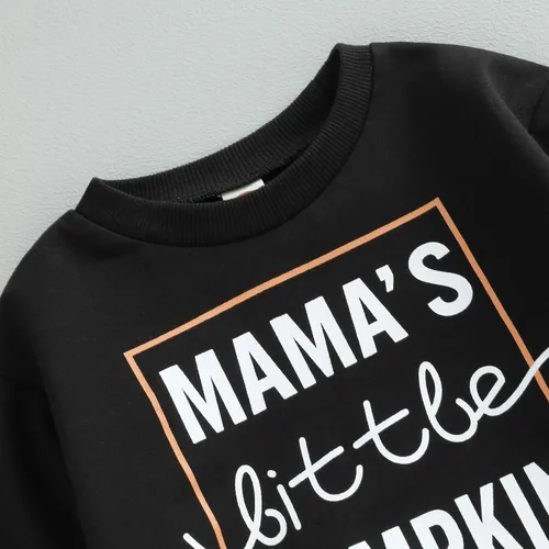 Miniatura 4 de Ropa para el día de San Valentín para bebé, sudadera de manga larga con letras, pantalones deportivos elásticos para otoño e invierno