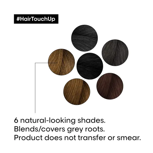 Miniatura 6 de L'Oreal Professionnel Root Touch Up Spray corrector de raíces Mezcla y cubre el cabello gris Resultados naturales duraderos 1 champú No