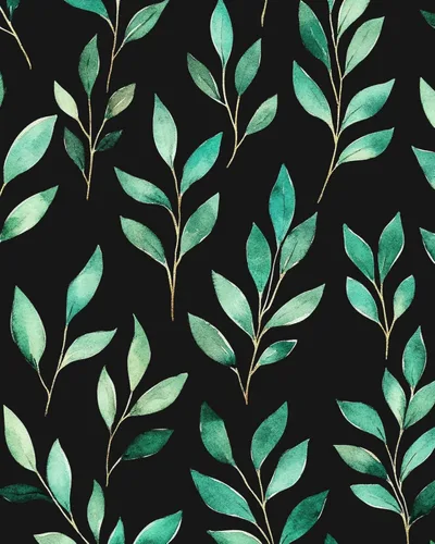 Miniatura 20 de Fvlow Papel Tapiz Floral Negro Despegar y Pegar Papel de Contacto Hoja Dorada Papel Tapiz de Hojas Impermeable Autoadhesivo Revestimiento de Pared