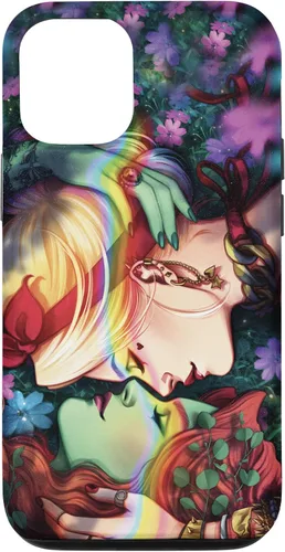 Miniatura 26 de iPhone 16 DC Comics Pride Harley Quinn & Poison Ivy Nose Touch Case