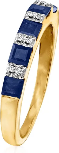 Miniatura 3 de Ross-Simons Anillo de piedras preciosas en oro de 18 quilates sobre plata esterlina, Gema, Esmeralda