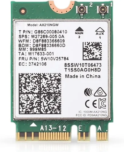 Miniatura 19 de Serie Killer para Intel AX1690i WiFi 6E Adaptador de juegos Actualización de AX411 Tarjeta WiFi CNVio2 M.2 WiFi de alta velocidad de 3.0 Gbps