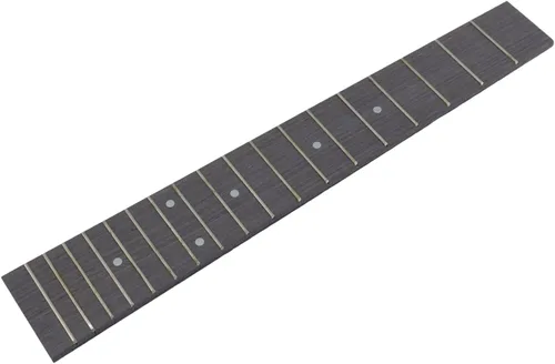 Miniatura 9 de Dnyta Diapasón de ukelele de 8.5 pulgadas de largo, color marrón palisandro con 15 trastes, piezas de repuesto para concierto, ideal para ukelele