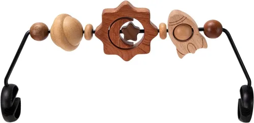 Miniatura 9 de TinlyFinly Barra de Juguetes de Bouncer para Bebé de Madera Compatible con Baby Bjorn Bouncer, Accesorio de Juguete para Bouncer con Ajuste Firme