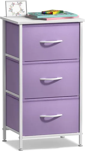 Miniatura 24 de Sorbus Cómoda de tela para dormitorio de niños, cómoda de 5 cajones, torre de almacenamiento alta, organizador de ropa, para armario, sala