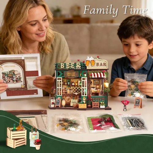 Miniatura 9 de Kit de casa en miniatura de Book Nook DIY
