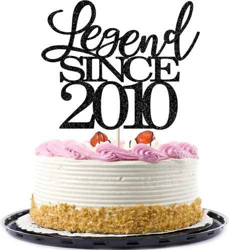 Miniatura 23 de Legend since 1973 - Decoración para pastel de cumpleaños número 53, decoración de pastel de feliz cumpleaños para hombres y mujeres de 53 años