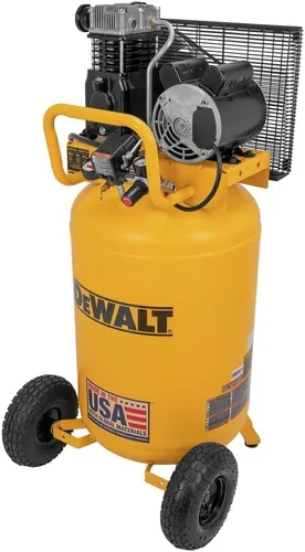 Miniatura 3 de DEWALT Compresor de aire vertical de 30 galones, 2 HP, de una sola etapa, transmisión por correa con lubricación de aceite, 175 PSI máximo