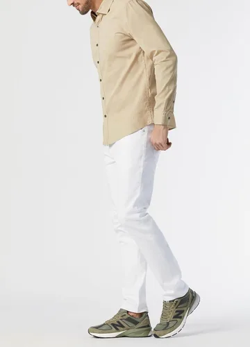 Miniatura 61 de Mavi Jake - Jeans para hombre, tiro regular, pierna ajustada