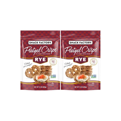 Miniatura 9 de Snack Factory Pretzel Crisps Galletas de pretzel de brioche, bolsa de 7.2 onzas