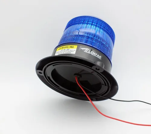 Miniatura 4 de Luces estroboscópicas de emergencia automotriz para vehículos Luz de advertencia de emergencia LED Flash luz de baliza (azul)