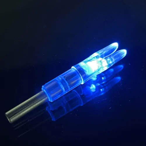Miniatura 5 de 6/12 PCS S Lighted Nocks for Arrows .244"/6.2mm Inside Diameter Lighted Arrow Nocks for Archery Hunting