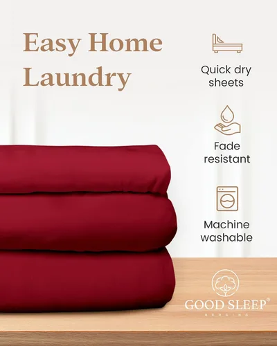Miniatura 3 de Good Sleep Bedding Juego de sábanas tamaño King con bolsillo profundo - 4 piezas, algodón egipcio, calidad de lujo como sábanas de hotel, suave 07.