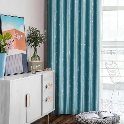 Miniatura 2 de Weenye Cortinas azules: 63 pulgadas de largo, puerta corredera para dormitorio y sala de estar, 52 x 63 pulgadas