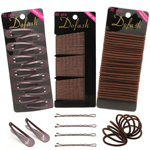 Miniatura 13 de Dofash Pinzas para el cabello a presión de metal, 2.0 in, accesorios básicos para el cabello, pinzas para el cabello de estrella, 12 piezas