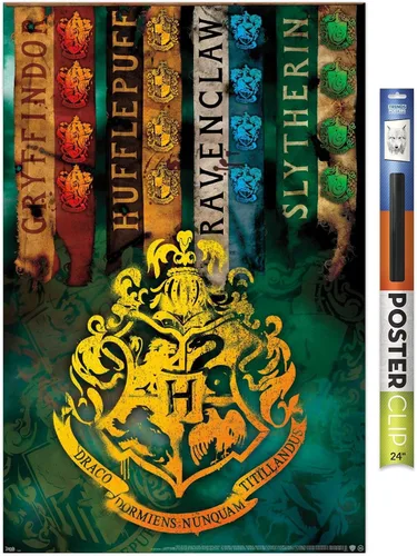 Miniatura 13 de Trends International The Wizarding World: Harry Potter - Póster de pared con crestas de la casa, 14.725 x 22.375 pulgadas, versión enmarcada