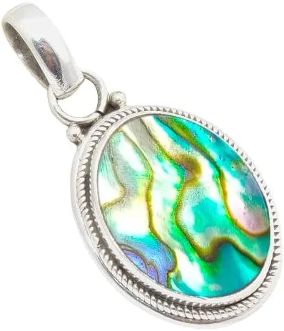 Miniatura 10 de Colgante de plata de ley 925 Joyería de plata hecha a mano para mujer, colgante de piedras preciosas naturales, regalo perfecto para ella