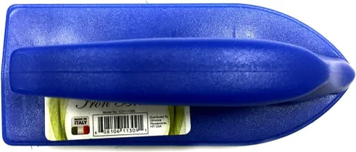 Miniatura 4 de Uniware Cepillo de fregado en forma de hierro para el hogar con mango de agarre cómodo, fabricado en Italia (azul)
