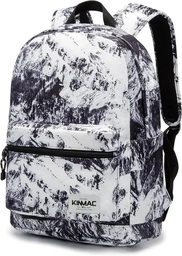 Miniatura 24 de Kinmac Mochila resistente al agua para laptop con puerto de carga USB para laptop de hasta 15.6 pulgadas (bordado)