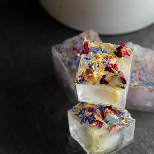 Miniatura 4 de MagJo Naturals Mezcla Brillante de Pétalos de Flores - Mezcla comestible de pétalos de caléndula, aciano azul y rosa, todos naturales, de grado