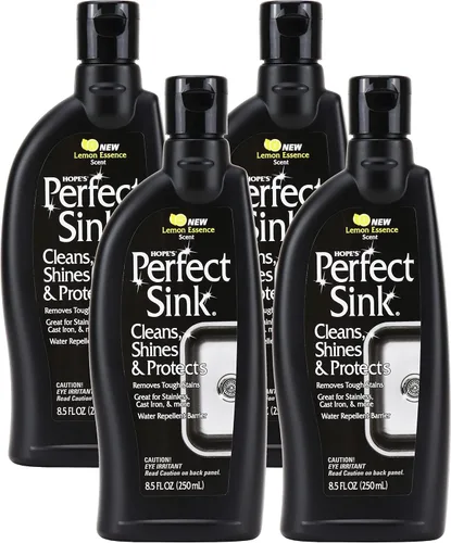 Miniatura 10 de HOPE'S Limpiador y Pulidor Perfecto para Fregaderos, Restaurador, Repelente al Agua, Elimina Manchas, Ideal para Acero Inoxidable Cepillado, Hierro
