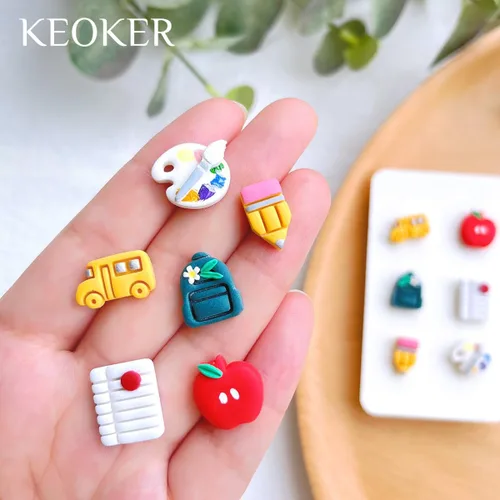 Miniatura 5 de KEOKER Cortadores de arcilla escolar, cortadores de aretes de arcilla polimérica para fabricación de joyas, cortadores de arcilla polimérica, 7