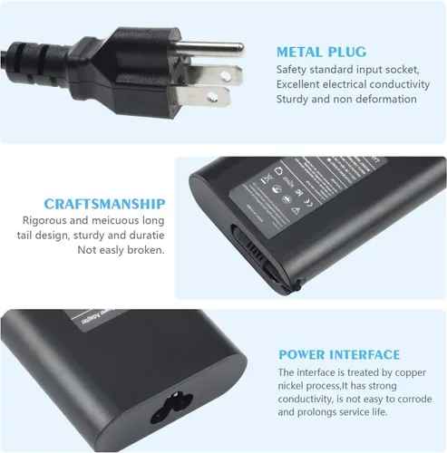 Miniatura 2 de Cargador adaptador de CA para Dell Chromebook 13 3380, 6TXJ4. de Galaxy Bang USA