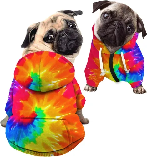 Miniatura 24 de Howilath Disfraz de Halloween de hueso de perro, sudadera con capucha de esqueleto para perro, ropa para mascotas, ropa con cremallera de calavera
