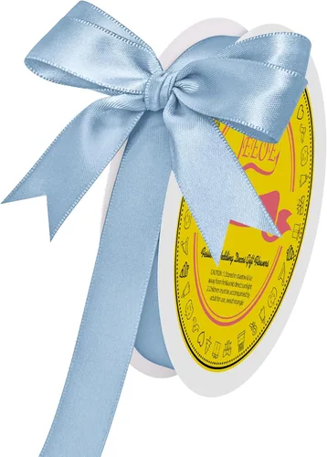 Miniatura 330 de Cinta de satén blanca antigua de doble cara de 1-1/2 pulgadas x 50 yardas, cinta de poliéster para envolver regalos, día de San Valentín, bodas