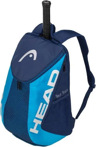 Mochila de tenis HEAD Tour Team para 2 raquetas con correas acolchadas para el hombro y compartimento para zapatos - Azul marino, talla única Azul