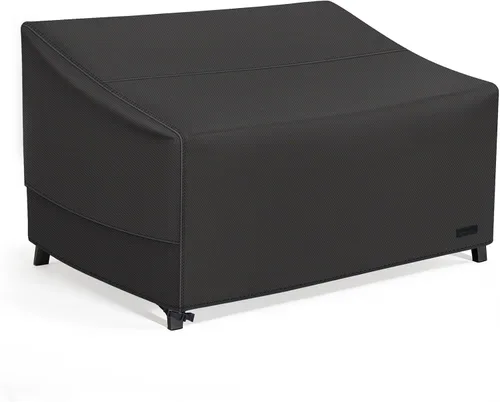 Miniatura 17 de NettyPro Funda para Sofá Loveseat de Patio Impermeable de Servicio Pesado para Muebles de Exterior Sofá de 2 Plazas, 54" An x 32" Pr x 35" Al, Marrón