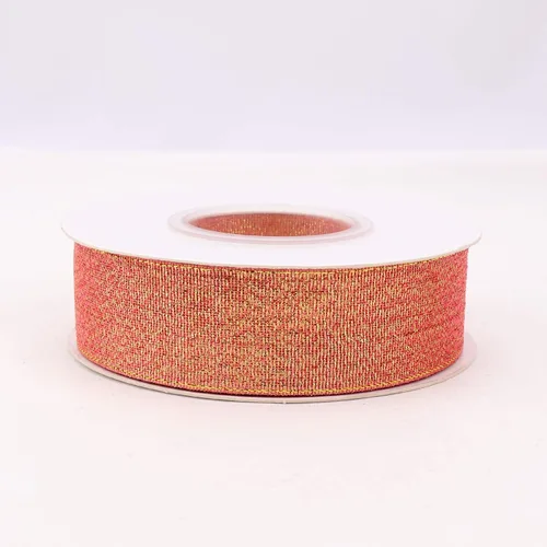 Miniatura 3 de Cinta de champán con purpurina de 1 pulgada, cinta para envolver regalos, fiestas de vacaciones, decoraciones de boda, cinta de tela de 25 yardas