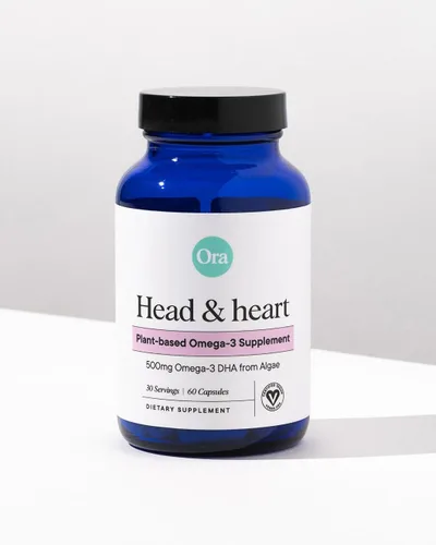Miniatura 9 de Ora Organic Suplemento vegano Omega 3 - 500 mg de DHA para la salud cerebral, ocular y cardíaca - Hecho de algas sostenibles - 60 cápsulas
