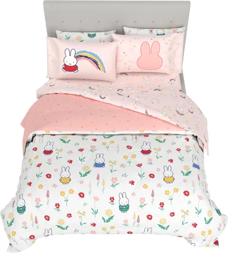 Miniatura 21 de Franco - Juego de ropa de cama para niños, edredón y sábanas supersuaves con funda de almohada, 5 piezas, tamaño individual, Jurassic World, 6A1348