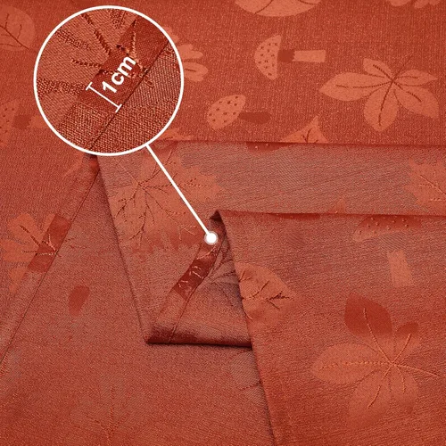 Miniatura 5 de misaya Mantel rectangular de Acción de Gracias, mantel de otoño jacquard impermeable, mantel de tela de damasco para decoración de cosecha