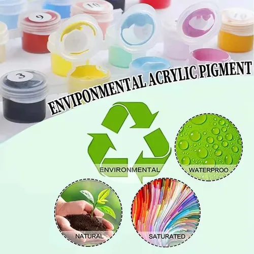 Miniatura 4 de Eiazuiks Pintura por números para adultos. Pintura de Navidad por números para adultos principiantes, pintura de dibujo con 3 pinceles, lienzo