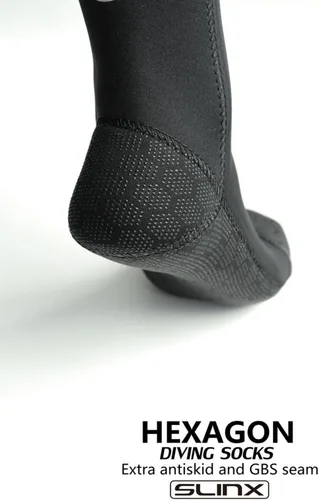 Miniatura 4 de Skyone Calcetines de neopreno con aleta de agua para buceo, 0.118 pulgadas para mujeres y hombres, calcetines térmicos de playa antideslizantes