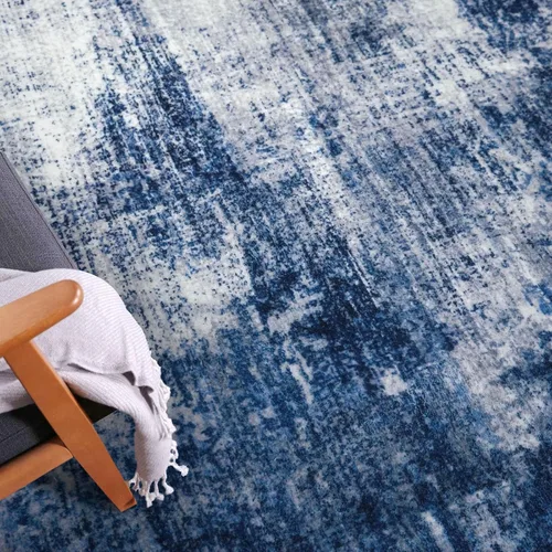 Miniatura 108 de IOHOUZE Alfombra abstracta lavable de 3 x 12 pies para pasillos, antideslizante para cocina, camino de entrada de lana sintética para interiores