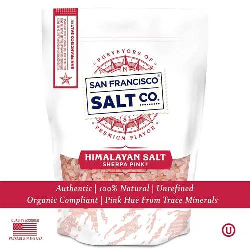 Miniatura 3 de Auténticos granos de sal gruesa del Himalaya Sherpa Pink