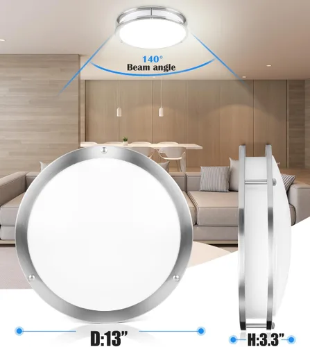 Miniatura 2 de Lámpara de techo LED de montaje empotrado, 23W, lámpara de techo LED de montaje empotrado de 13 pulgadas con 5CCT