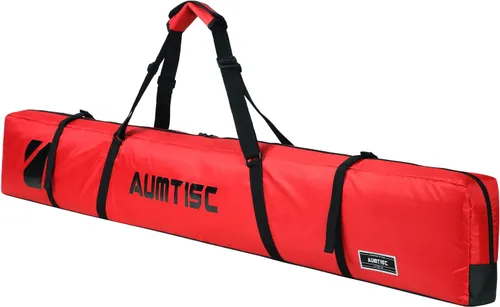 Miniatura 11 de AUMTISC Bolsa de esquí individual acolchada para transportar esquís bolsillo con asa ajustable 170 72.8 in azul-72.8 in