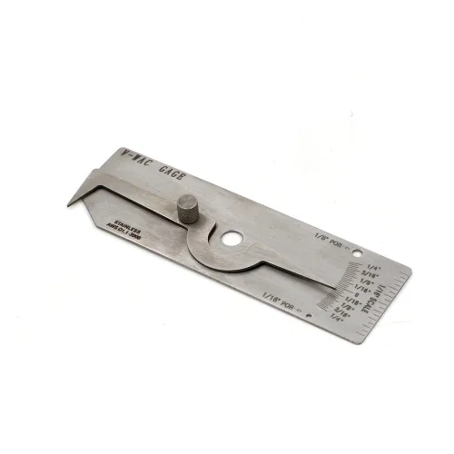 Miniatura 8 de Soldadura V-Wac Gage Soldadura estándar Borde de morder Bajo corte Calibre Soldador inspección regla