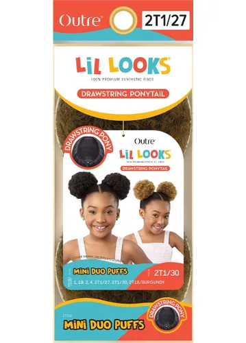 Miniatura 6 de Outre Lil Looks - Cola de caballo con cordón - MINI DUO PUFFS (1)